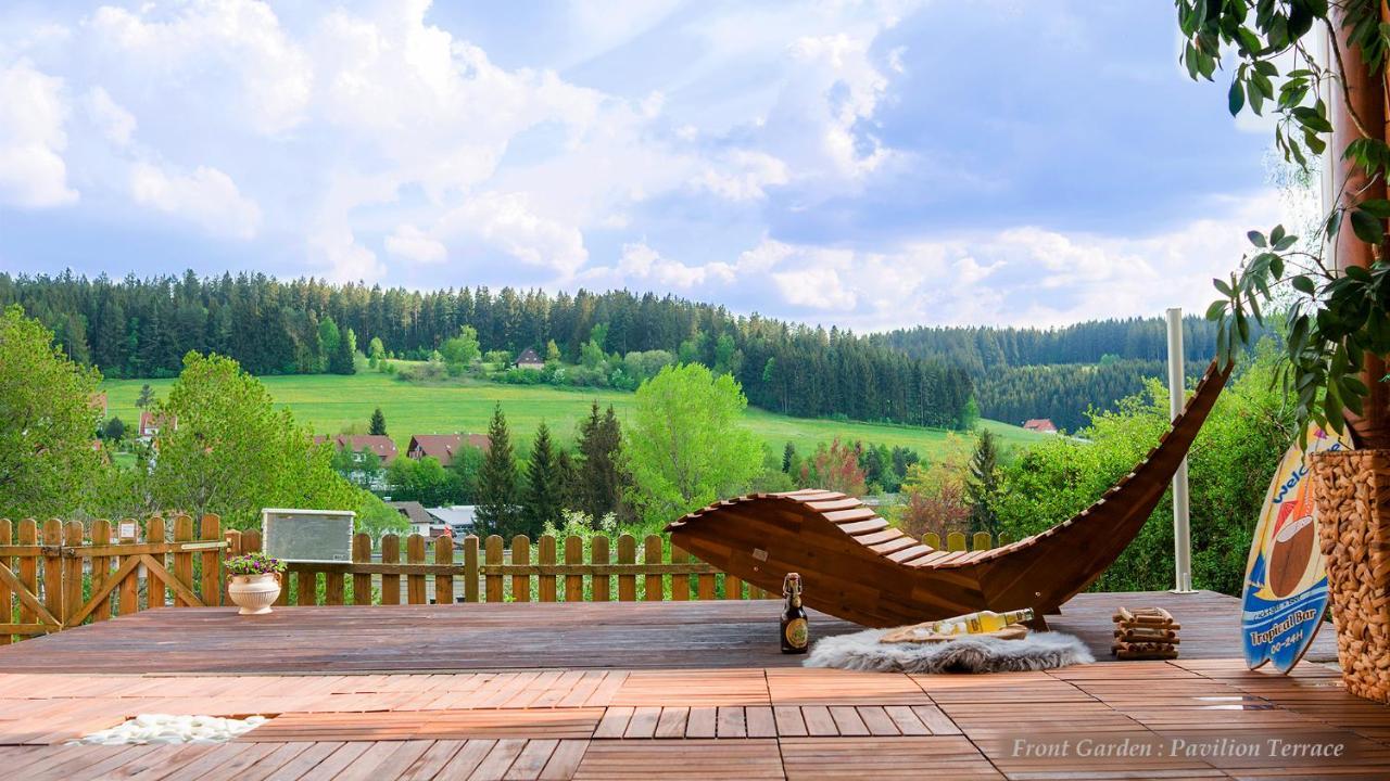 Entire House In Schwarzwald With Mountain View, Private Sauna, Gym, Garden And Terraces Unterkirnach Экстерьер фото