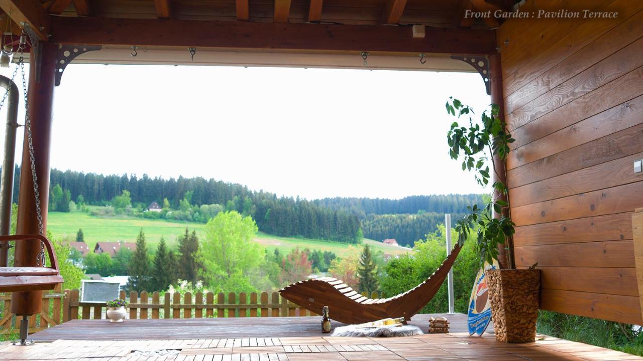 Entire House In Schwarzwald With Mountain View, Private Sauna, Gym, Garden And Terraces Unterkirnach Экстерьер фото