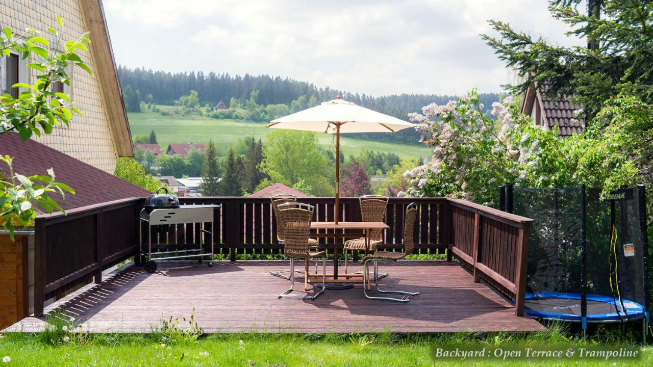 Entire House In Schwarzwald With Mountain View, Private Sauna, Gym, Garden And Terraces Unterkirnach Экстерьер фото